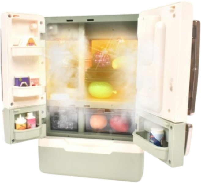 오즈토이 냉기폴폴 얼음정수기 냉장고 OZ-4010, GREEN, 2세트