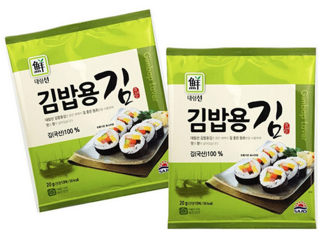 대림 국내산 김밥용김 20g 25개