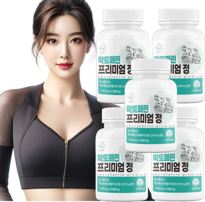 순수한줌 락토페린 모로오렌지 모로실 마그네슘 프리미엄 정 60g, 1개, 300정