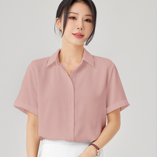 YAMANMAN 데일리룩 여성 블라우스 반팔 셔츠