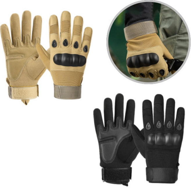 도나토르 다용도 밀리터리 바이크 장갑 전술, 블랙, 1개