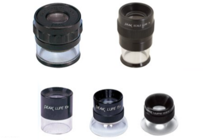 피크 일본 확대경 스케일 루페 돋보기 5배 7배 10배 15배 22배, 1960(5X), 1개