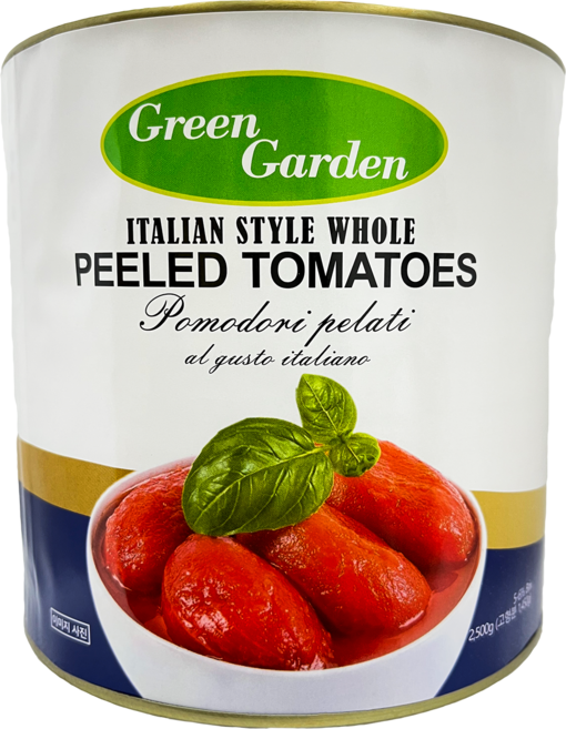 그린가든 홀 필드 토마토 | Green Garden Italian Style Whole Peeled Tomatoes, 6개, 2.5kg