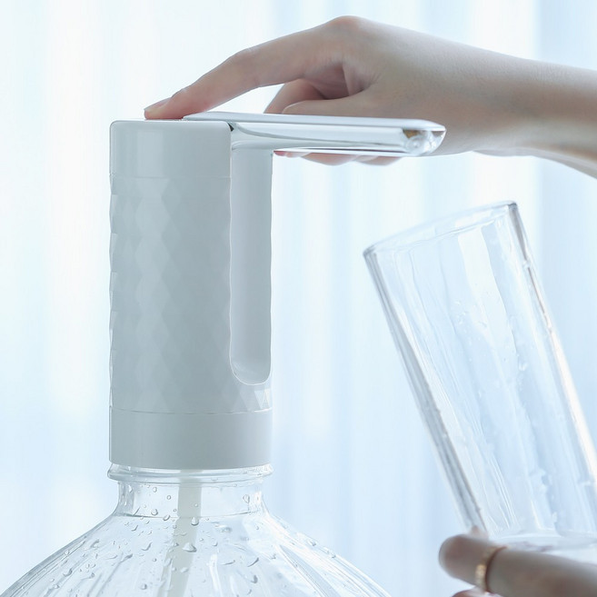 21세기트랜드 21c TREND 원터치 접이식 C타입 워터펌프, 화이트