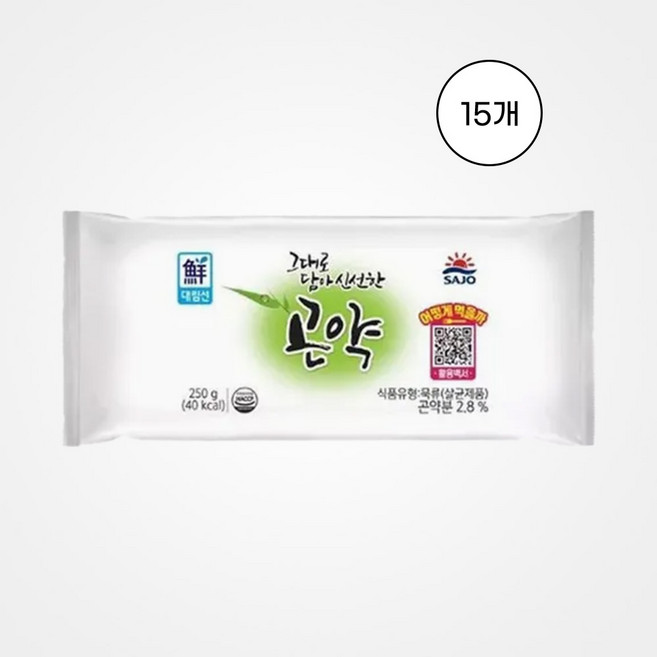 [사조대림] 곤약 250g 15개