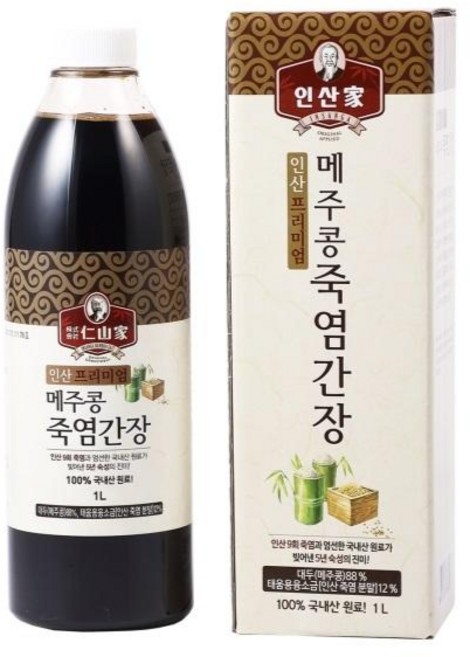 인산가 프리미엄 메주콩 죽염간장, 1개, 1L