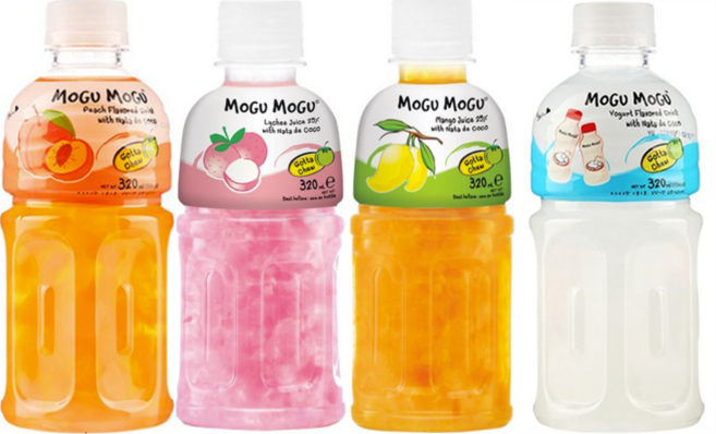 모구모구 4종 리치 + 복숭아 + 요거트 + 망고 혼합 6개씩 320ml, 24개