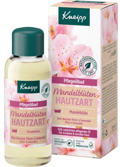 kneipp 크나이프 아몬드 블라썸 배스 오일 소프트 스킨, 4개, 100ml