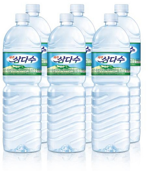 제주 삼다수, 2L, 6개