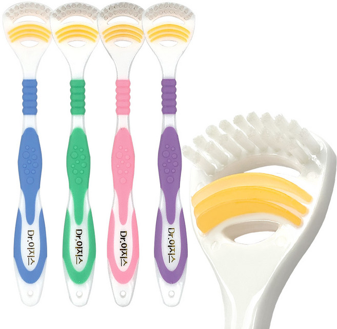 닥터이지스 브러쉬 혀클리너 4종, 닥터이지스 혀클리너_퍼플, 1개