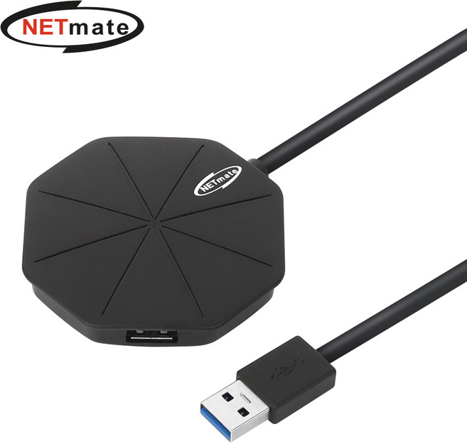 강원전자 넷메이트 NM-UBA301 USB3.0 4포트 허브, 1개