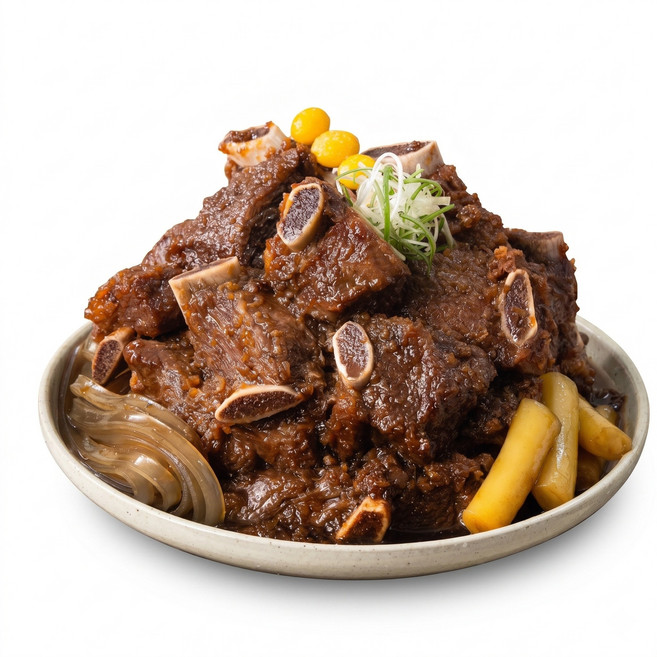 간장 돼지 갈비찜 국내산 밀키트 왕갈비, 1개