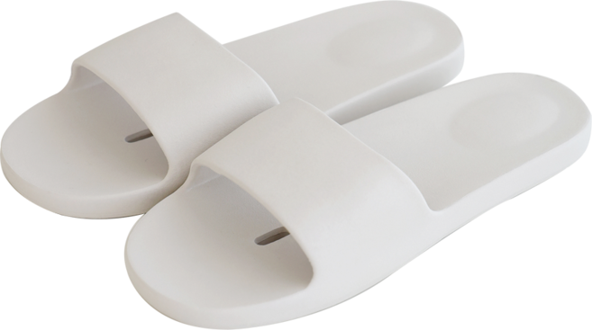 유얼홈 365플러스 욕실화 EVA 문에 안걸리는 발등 낮은 양발 화장실 욕실 슬리퍼, 코타화이트L, 1개