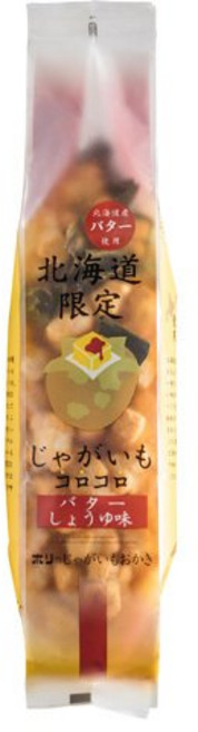 HORI 호리 감자 대굴대굴 오카키 버터간장맛 170g 일본스낵 일본간식 일본선물, 1개