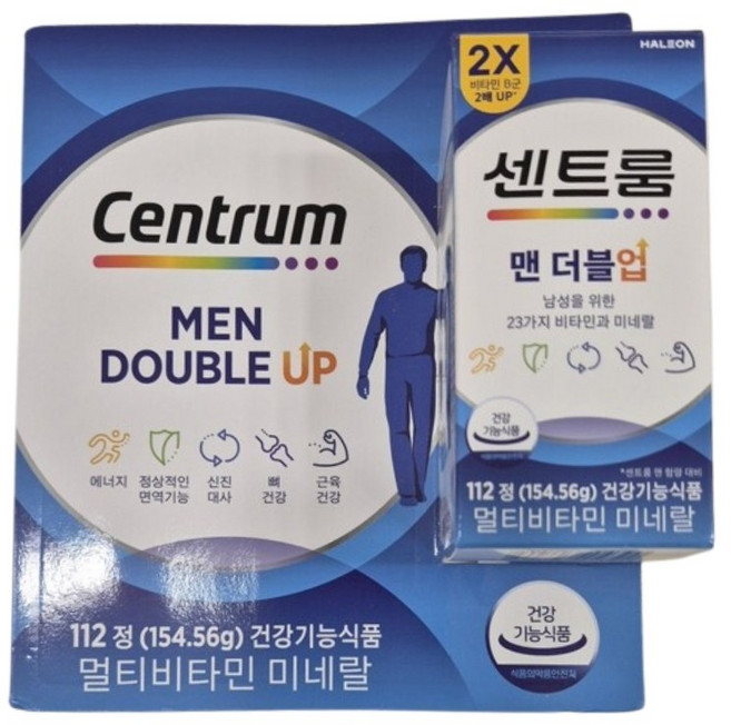 센트룸 포 맨 더블업 멀티비타민 미네랄 112정, 1개