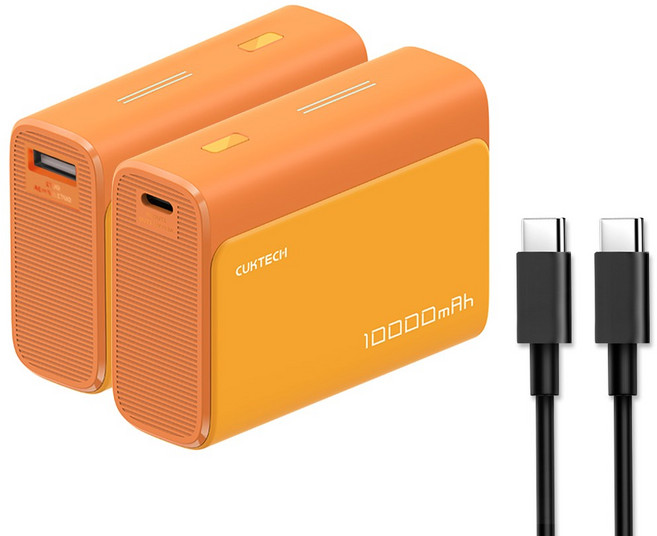 CUKTECH 酷態科 10000mAh 30W 行動電源 PB100, 有大陸3C+BSMI 橙色保固180天