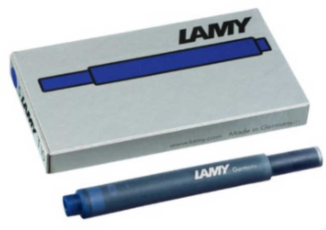 LAMY 만년필용 잉크 카트리지, All color(블루블랙5개입), 10개