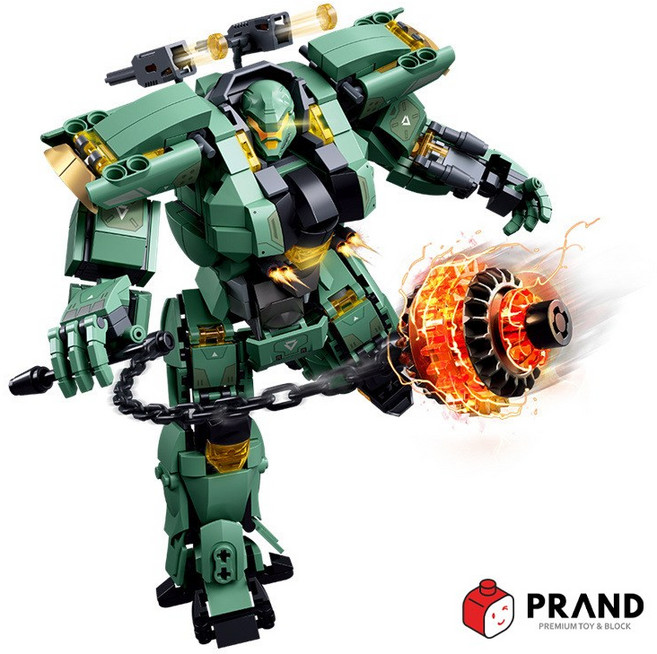 프랜디 중국 블럭 로봇 조립 장난감 완구 테크닉 호환 엠버 게릴라 B1153, 엠버 게릴라(B1153), 1개, 상세페이지 참조