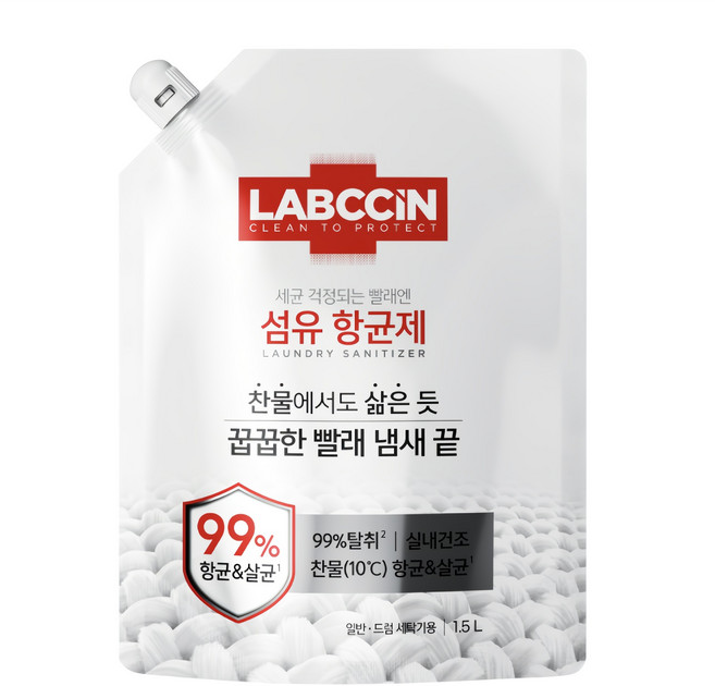 랩신 섬유 항균제 상쾌한 솔잎향 리필, 1.5L, 1개