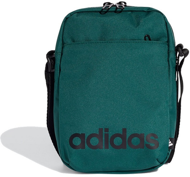 adidas LINEAR ORG 斜背包, IN6129(綠),F, 綠