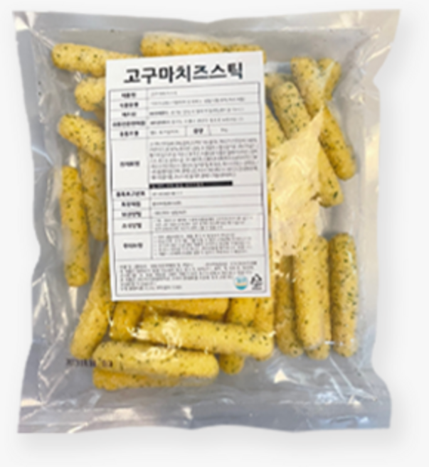 [피자다] 다해푸드 고구마치즈스틱 1kg, 1개