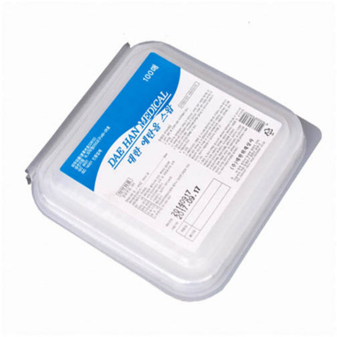 대한 에탄올스왑 알콜솜 100매입, 100개입, 10개