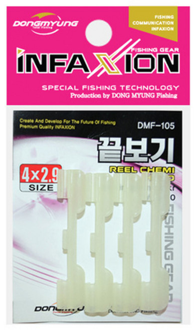 인팩션 끝보기 DMF-105 어신 감시 축광 릴케미, 끝보기 4x2.2, 1개