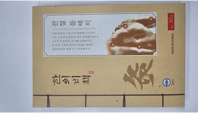 한의비책 근육 관절 뜸 패치 30매 1박스, 1개, 30개입 - 쿠팡