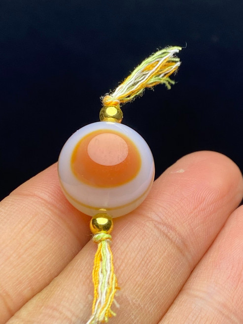 天眼 天珠 吊墜 鎖骨珠 配飾 掛件, 如圖所示, 1個
