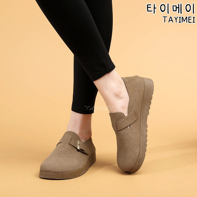 타이메이 겉으로 단화를 신고 한 발로 포두포신을 신고 여자 캐주얼 여름 여자 신발을 신다