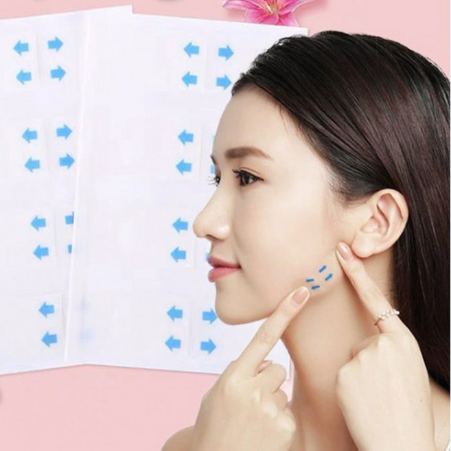 볼처짐테이프 얼굴 리프팅 테이프 40P 페이스 필름 주름 탄력 페이스테이프, 1개, 상세페이지 참조