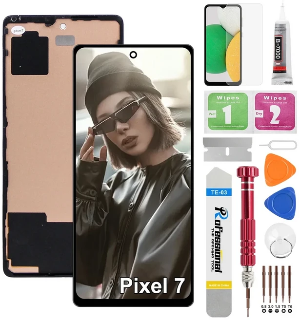 6.3인치 구글 픽셀 7 LCD 디스플레이 터치 패널 스크린 어셈블리 GVU6C GQML3 GO3Z5 교체용