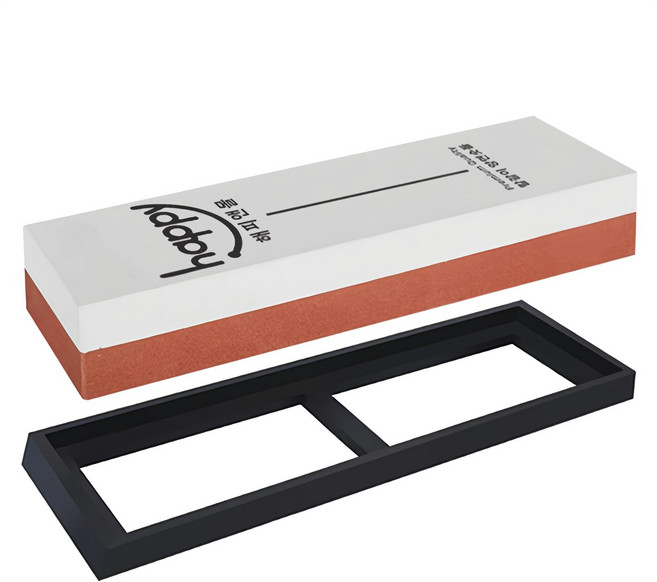 해피앤몰 고급 양면 숫돌 칼갈이 1000방3000방 + 미끄럼방지 패드 세트, 1개