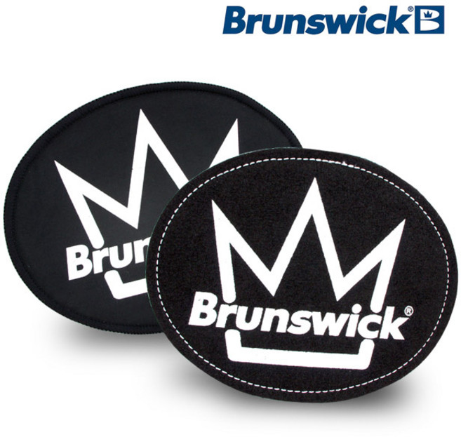 브런스윅 크라운 볼링공 볼타올 볼링용품 (타원형), 쿠션패드＋소가죽-타원형, 1개