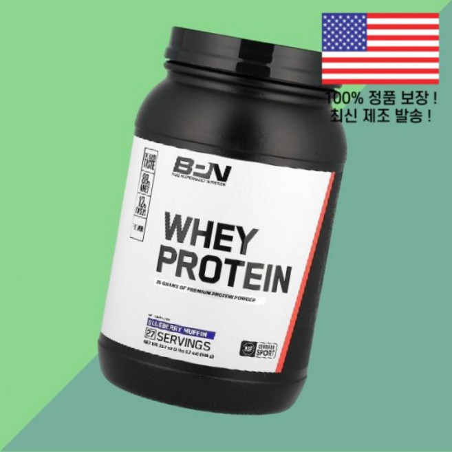 BPN 유청 단백 웨이 아이솔레이트 프로틴 파우더 가루 분말 블루베리 머핀 2파운드 0.7온스 926g Whey Protein Powder Blueberry Muffin 2lb