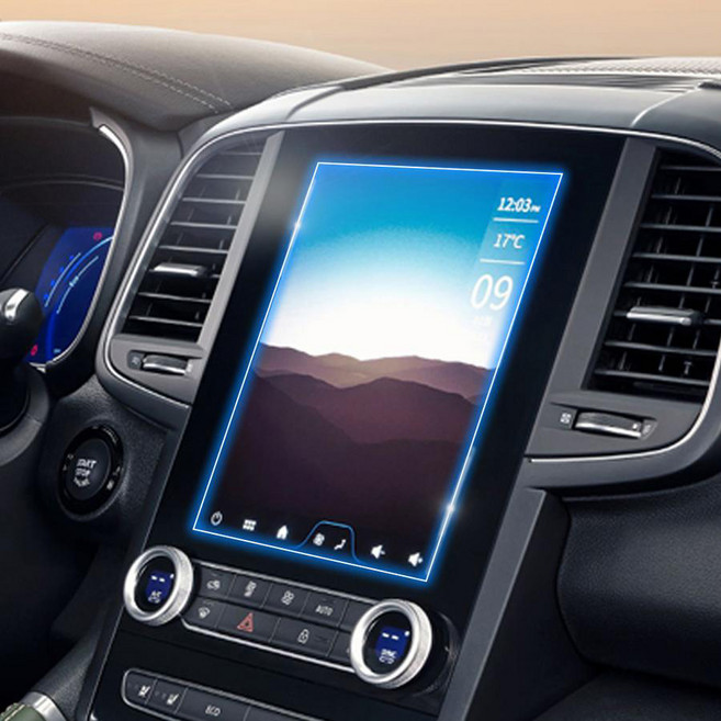 미르파크 더뉴 QM6 호환 내비게이션 보호필름, 1GB, 네비게이션 풀커버(초고투명)