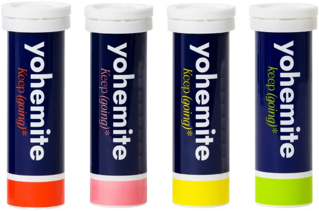 무설탕 이온음료 요헤미티 워터 네가지 맛 (4통/40정), 3.6g - 쿠팡