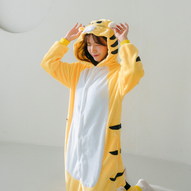 말랑마쥬 인싸템 커플 동물잠옷 캐릭터 파자마파티 반티