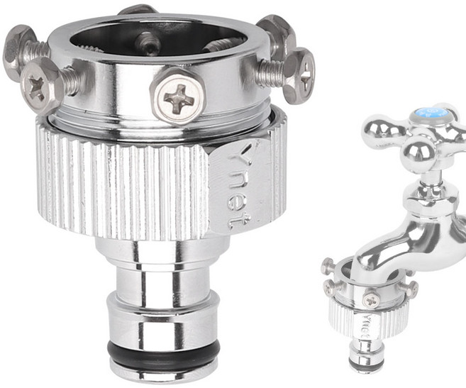 와이넷 말랑이물호스황동커넥터풀세트 및 단품 10M 20M 30M 40M (옵션 선택), 1세트, 06.6구황동커플링아세이파워