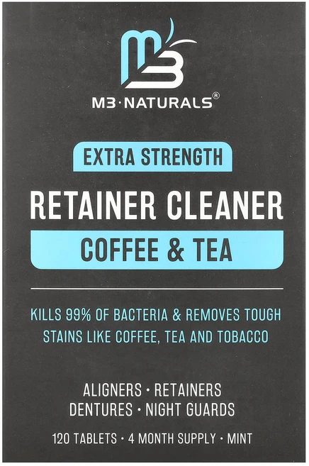 M3 리테이너 클리너 커피 & 티 민트향 120정 MTN-37175 - 쿠팡