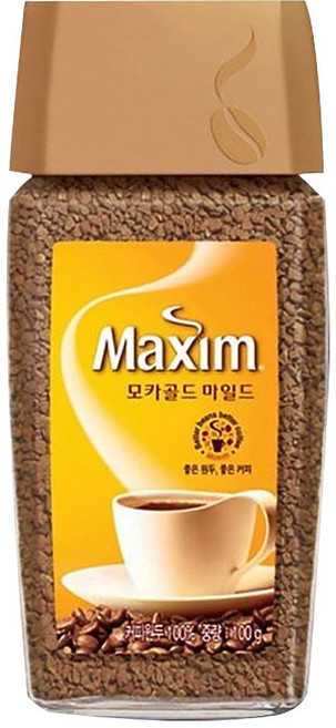 동서 맥심 모카골드 마일드 커피 100g 1병, 1개입, 1개
