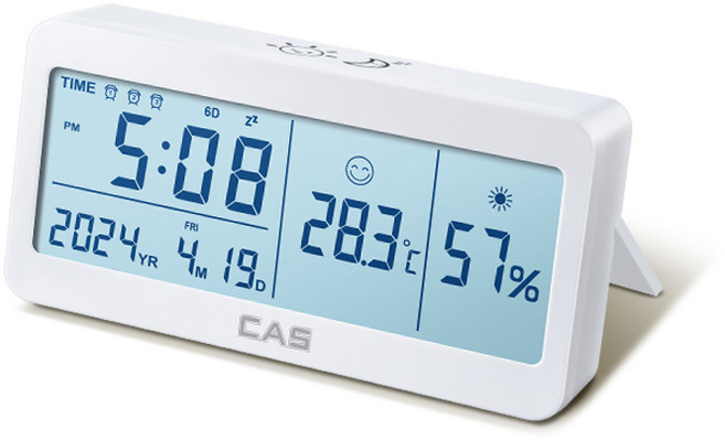 카스 디지털 온습도계 온도계 습도계 T039, 화이트, 1개