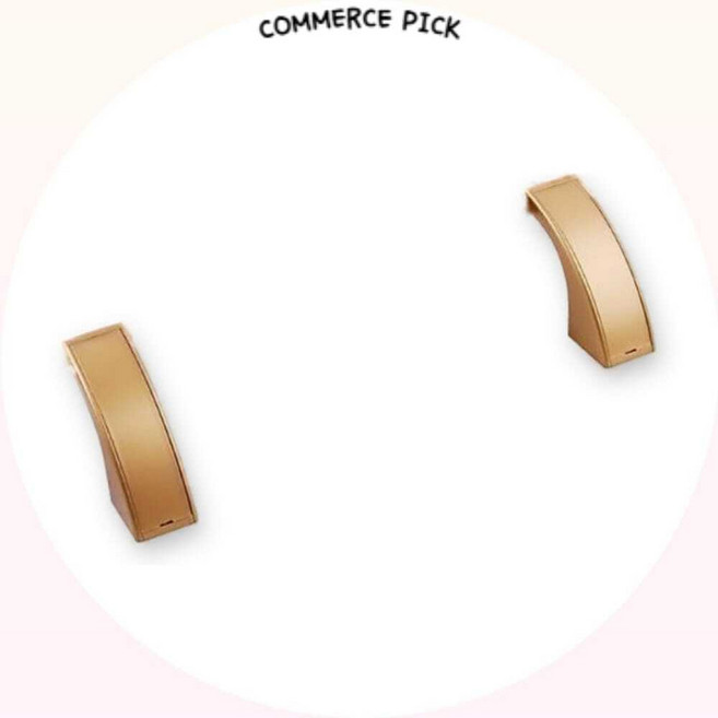 핸드레일 부속 L형 난간 지지대 원형 NUB35W 골드 안전 손잡이 벽부형 커머스픽301, 1