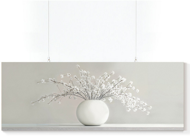 [인메이블] 달항아리 와이드 11종 그림 휴식 추상화 미니멀 카페 거실 인테리어 캔버스액자 대형, 03.개화, 캔버스+[화이트]올림액자, 초대형[186x70cm]