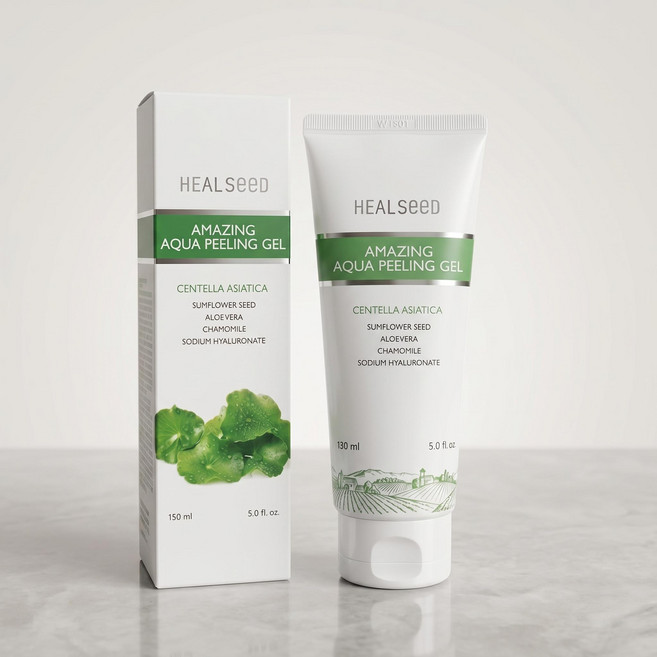 HEALSEED 힐시드 어메이징 아쿠아 저자극 필링젤 얼굴 각질제거 데일리케어 저자극 150 ml, 150ml, 1개