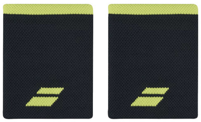 바볼랏 로고 점보 리스트밴드 손목 밴드 아대 2개입 1세트, 1개, 그레이/에어로