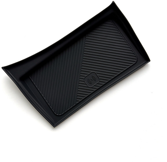 윙가디움 볼보 XC60 페리이후 실리콘 커버 몰딩 방수재질, 무선충전패드 (블랙), 기타