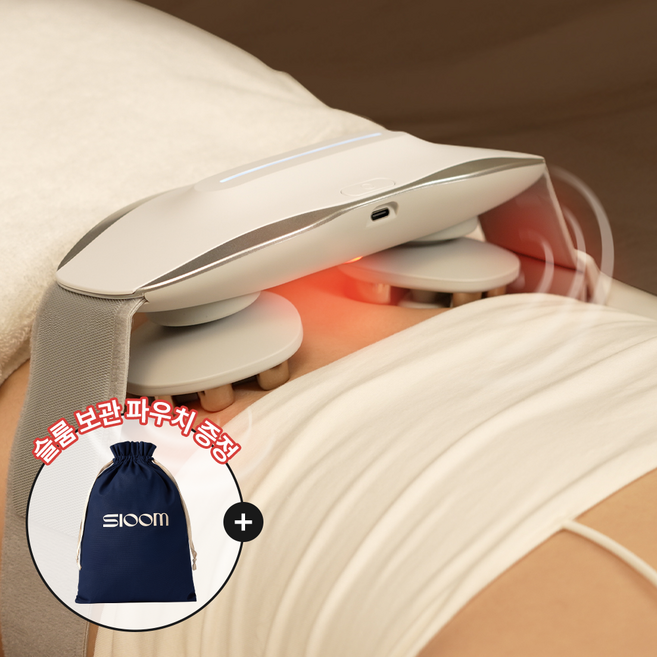 [슬룸 정품] 슬룸 허리편한케어 마스터 EMS TENS 온열 무선 허리 안마기 마사지기, 1개, SL24EQ02