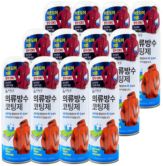 리빙굿 의류 방수 코팅제, 12개