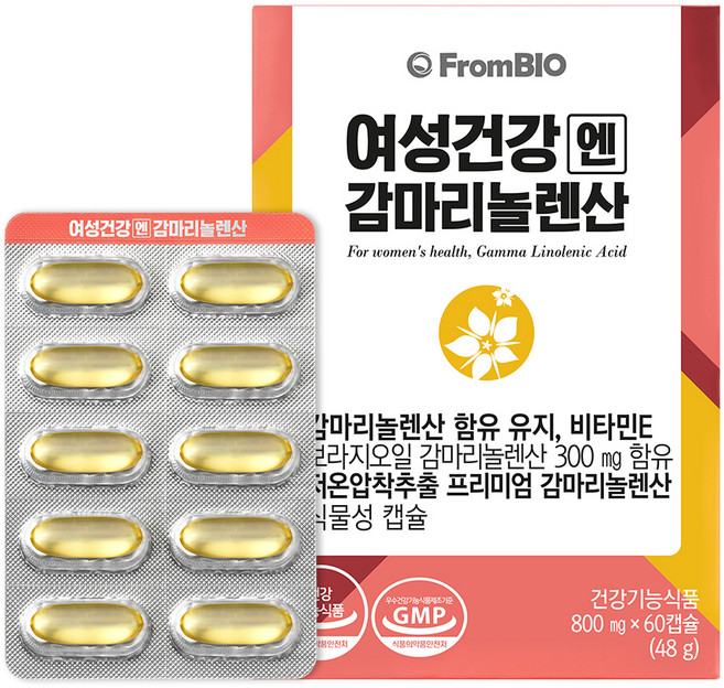 프롬바이오 여성건강엔 감마리놀렌산 영양제, 60정, 1개